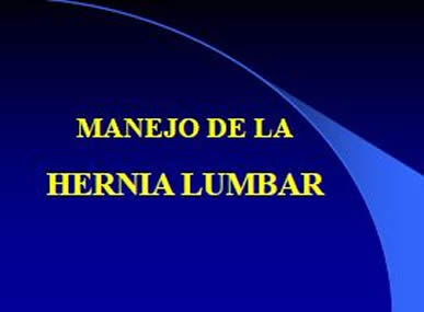 herniaLumbar